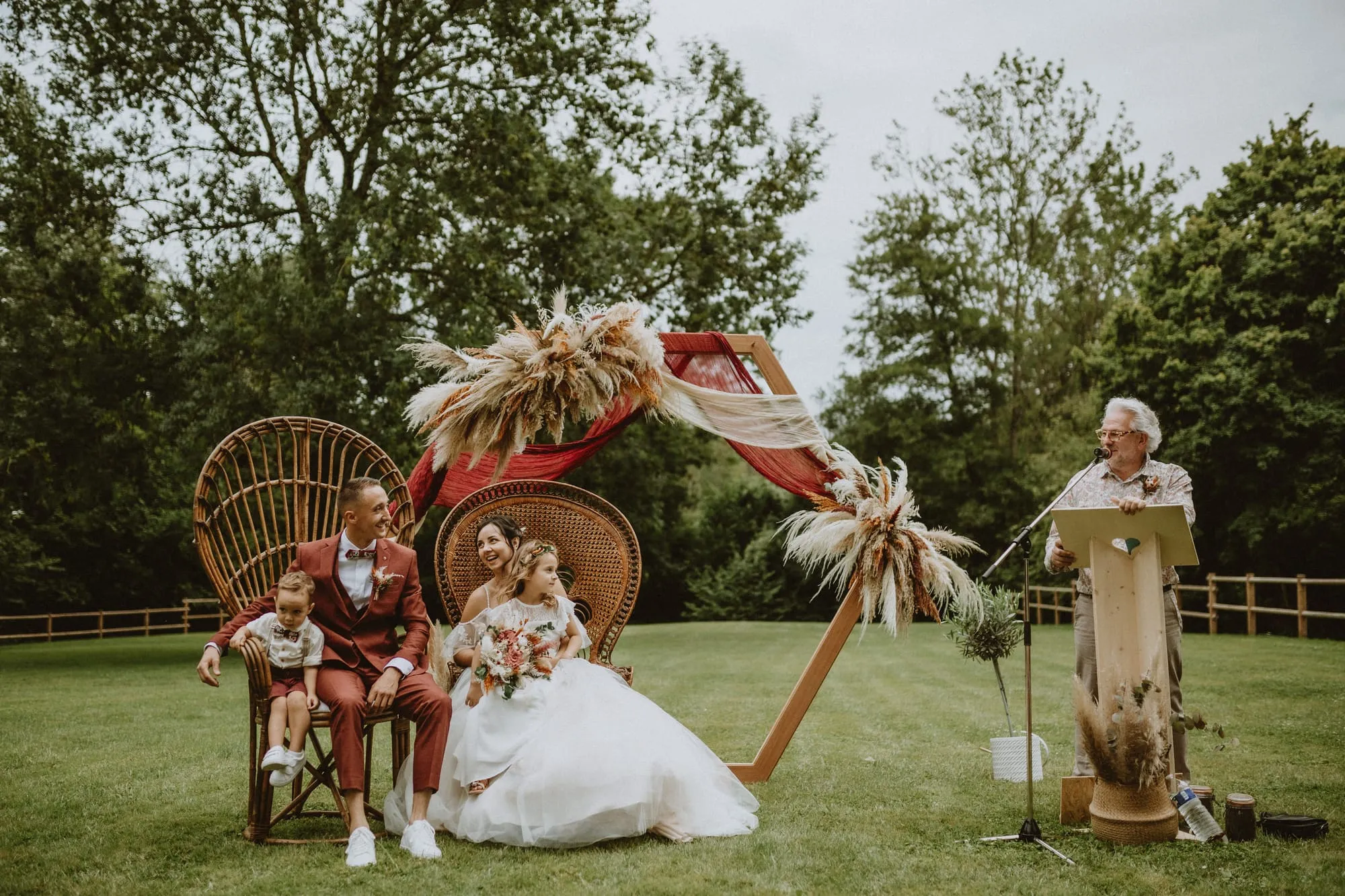 Cérémonie de mariage, photographie 1