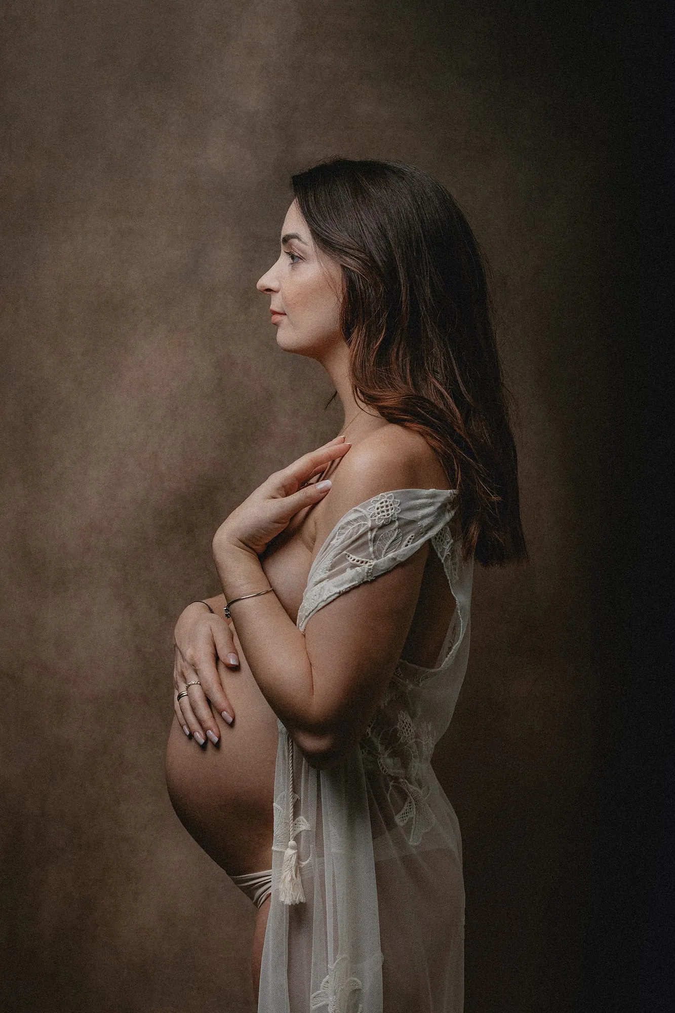 Portrait réalisé au studio de Verrières, en lumière naturelle