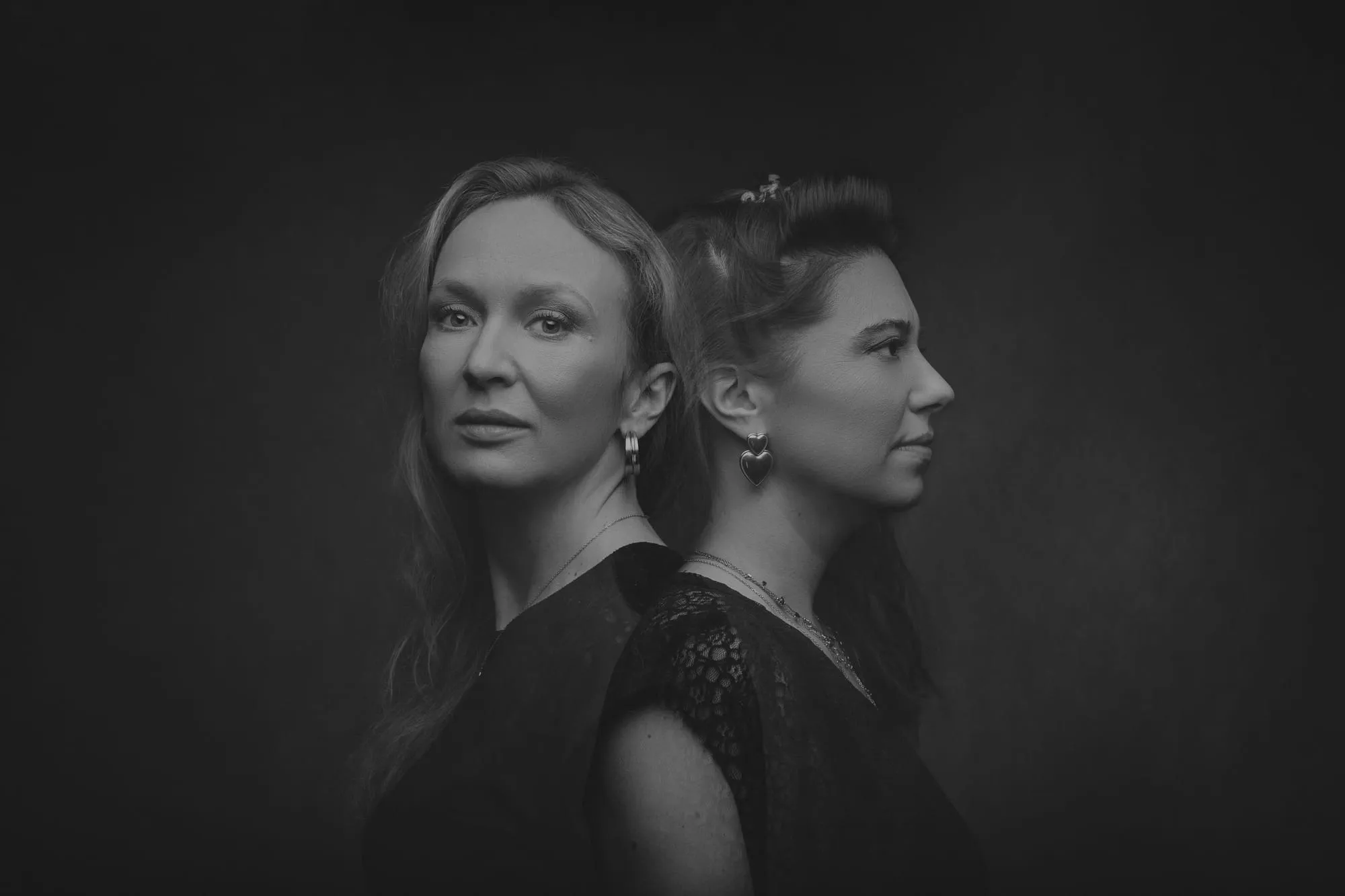 Anne-Lise Durantel & Héloïse Dely (Duo de musiciennes), photographie de Marie Lou, photographe à Troyes