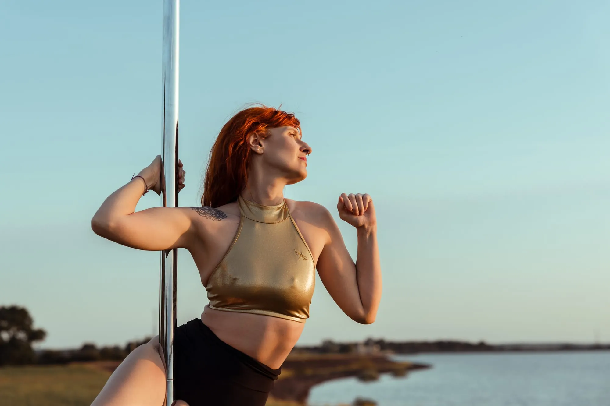 Ophélie (Pour l'école Pole Dance Troyes), photographie de Marie Lou, photographe à Troyes