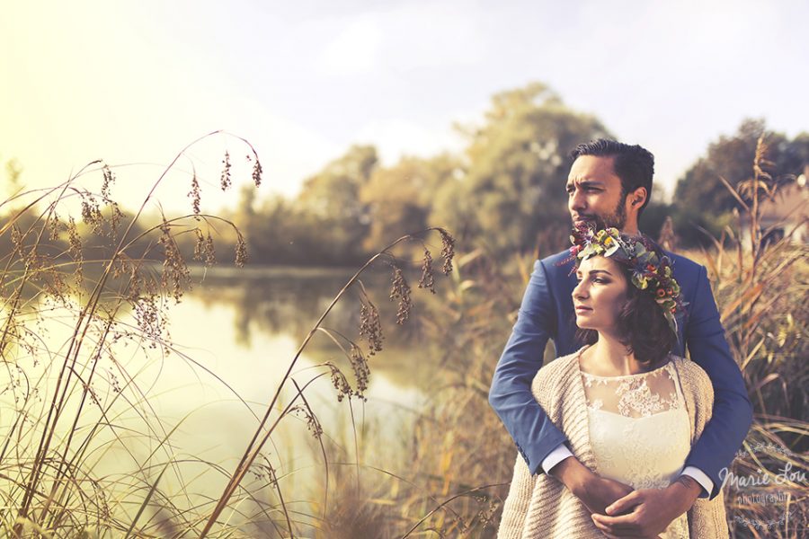 Mariage vintage à Troyes en automne