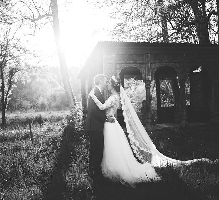 Mariage au printemps dans un village de Champagne