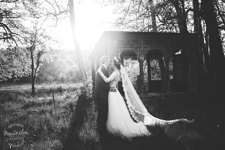 Mariage au printemps dans un village de Champagne